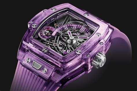 hublot sapphire bracelet|big bang purple sapphire.